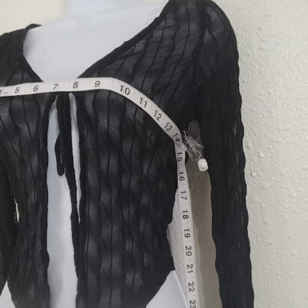 FERAL APPAREL - sheer Cardigan - Picture 5 of 11